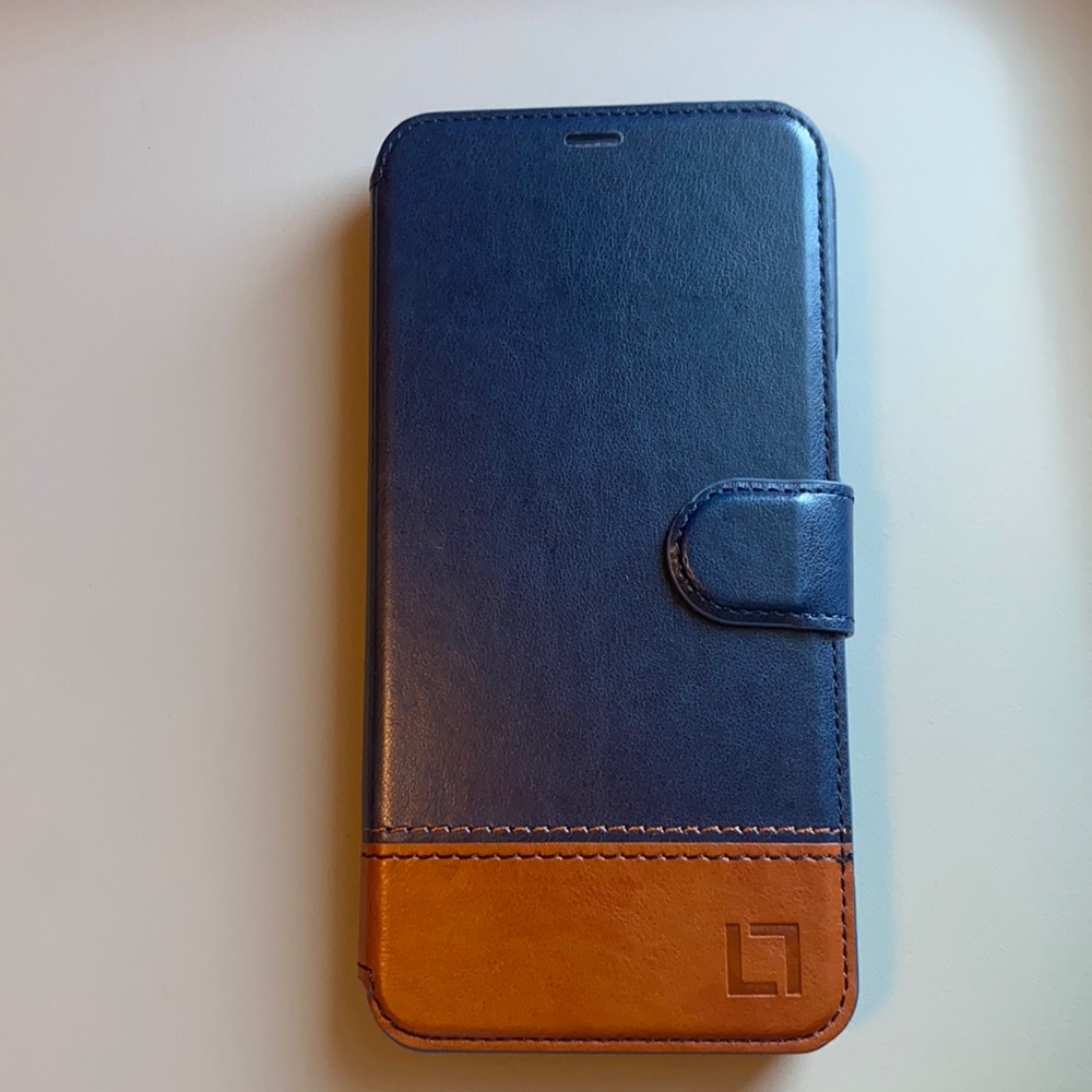 IPhone 12 Pro Max faux leather wallet case